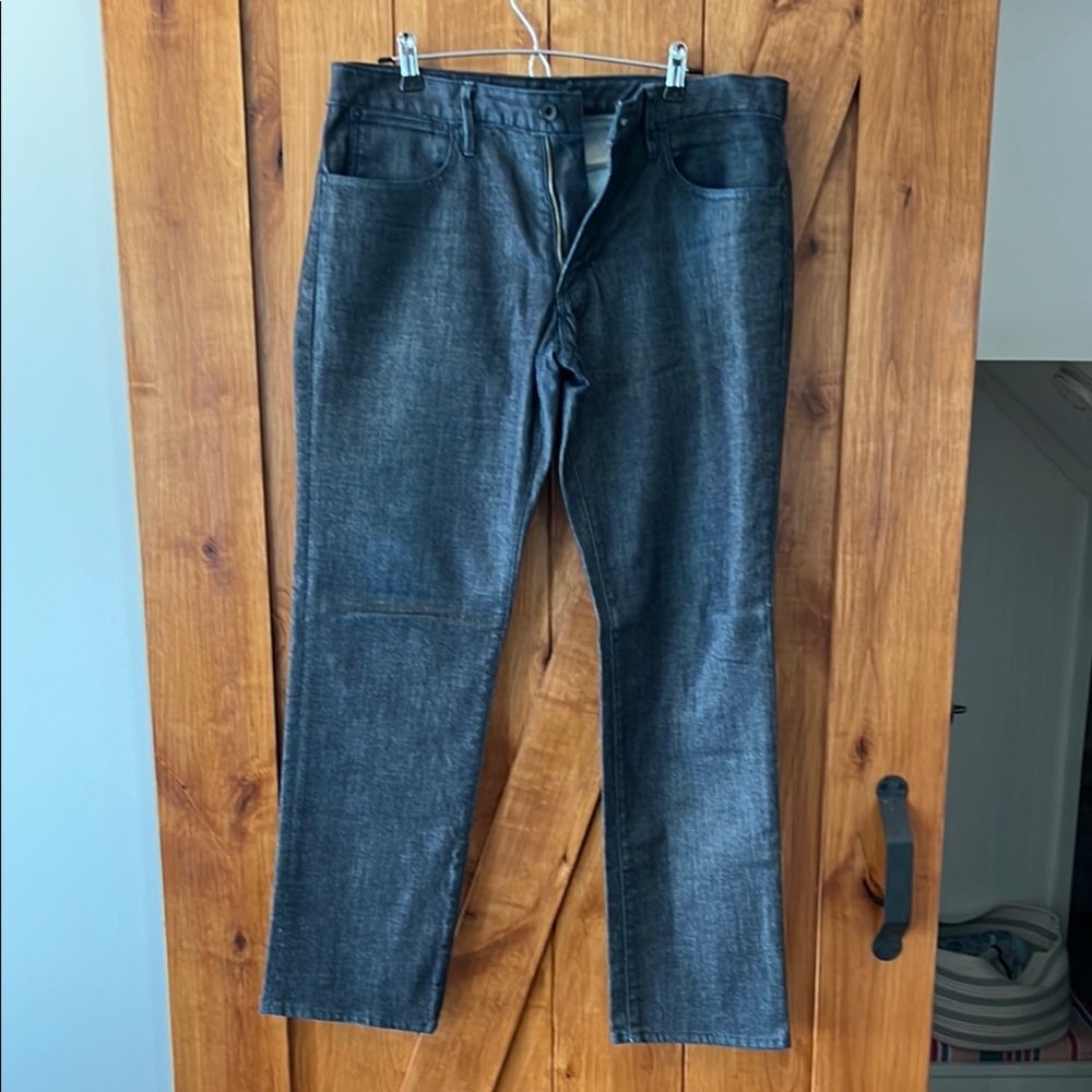 Bonobos Black Straight Jeans Premium Denim